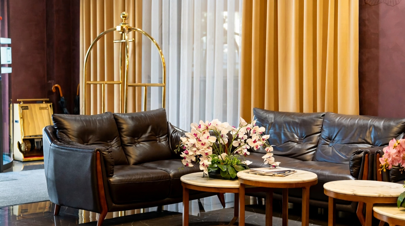 Guest welcome area